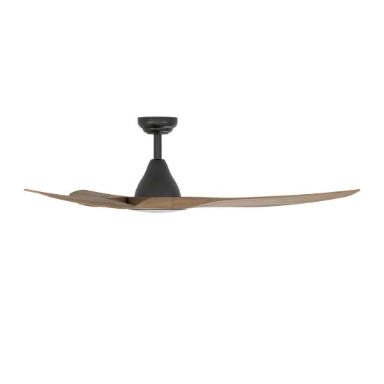Eglo portsea ventilatore da soffitto dc con luce led 19w cct 3000k 4000k 5000k con telecomando nero noce oltre 20mq