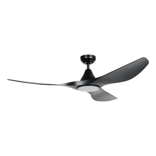 Eglo portsea ventilatore da soffitto dc con luce led 19w cct 3000k 4000k 5000k con telecomando nero oltre 20mq