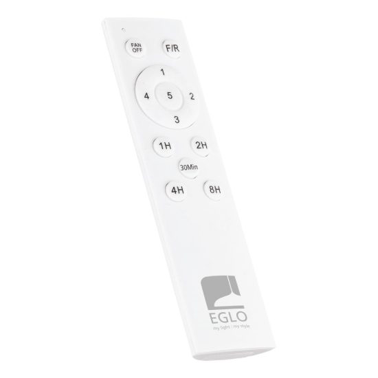 Eglo portsea ventilatore da soffitto dc con luce led 19w cct 3000k 4000k 5000k con telecomando nero oltre 20mq