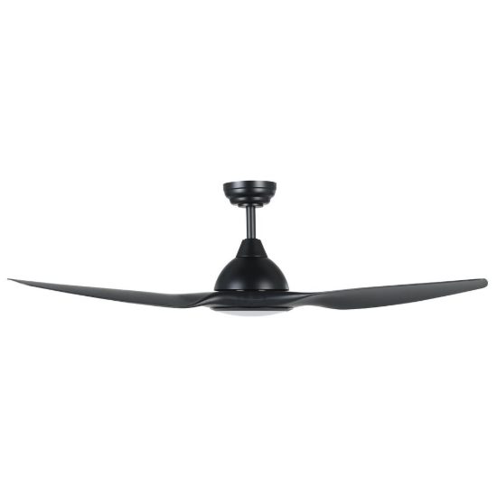 Eglo tunitas ventilatore da soffitto dc con luce led 16w cct 3000k 4000k 5000k con telecomando nero oltre 20mq