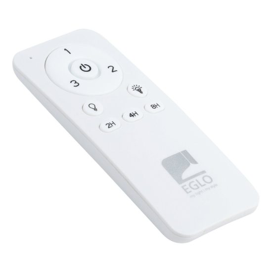 Eglo igeldo ventilatore da soffitto a gabbia con luce led 15w cct 3000k 4000k 5000k con telecomando nero fino a 20mq