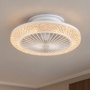 Eglo malinska ventilatore da soffitto con luce led 37,8w cct 2700k 6500k con telecomando bianco fino a 20mq