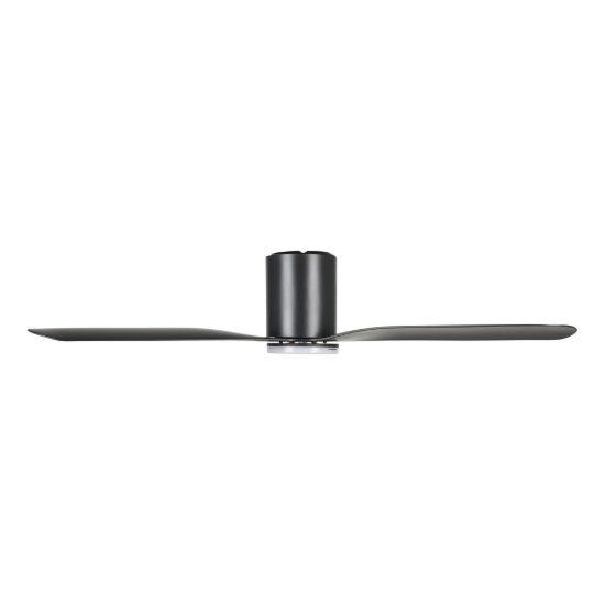 Eglo kawana ventilatore da soffitto dc con luce led 17w cct 3000k 4000k 5000k con telecomando nero oltre 20mq
