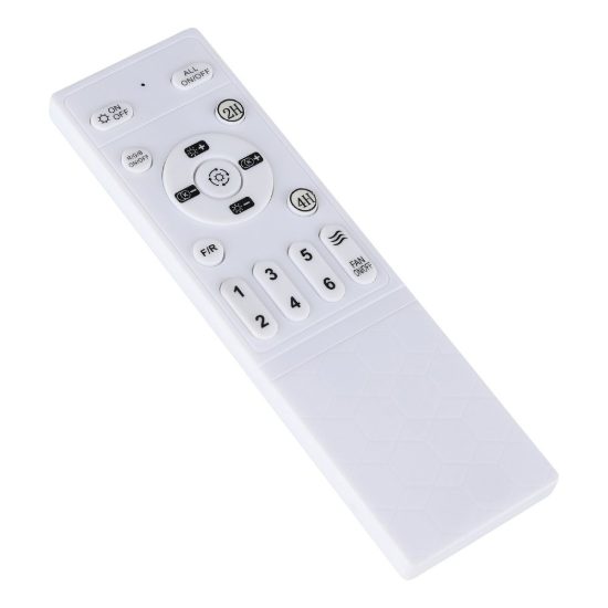 Eglo vallonia ventilatore da soffitto dc con luce led 31,5w rgb cct 2700k 6500k con telecomando nero fino a 13mq