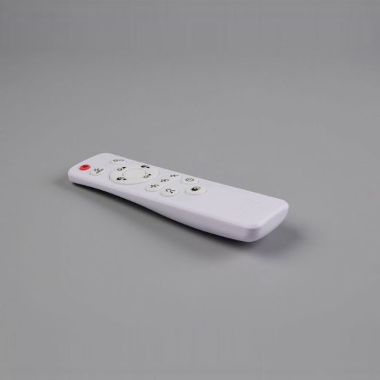 Ventilatore da soffitto led 20w cct 2700k 6500k con telecomando e anello luminoso nero per max 13mq