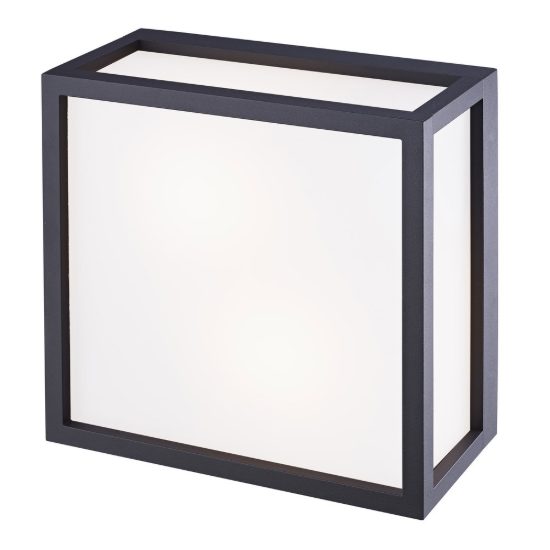 Plafoniera da esterno ip65 moderna grigio scuro