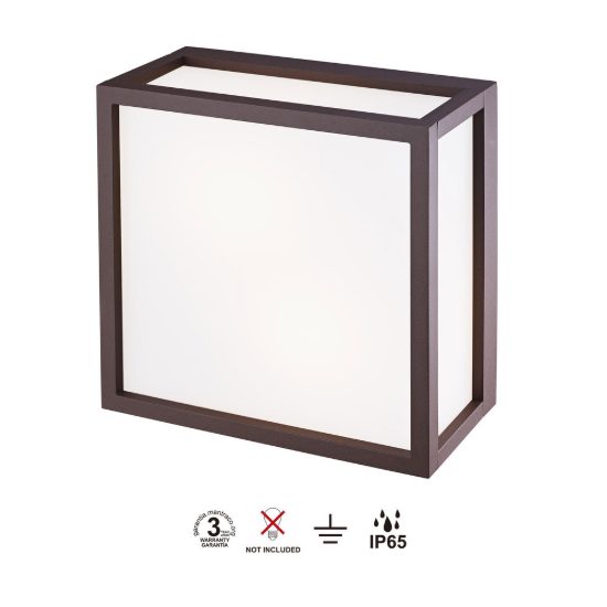 Plafoniera da soffitto da esterno moderna corten ip65