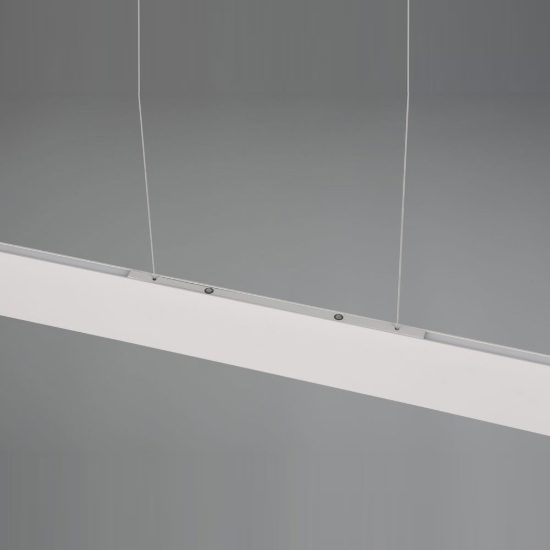 Lampadario lineare led 35w cct 2700k 6000k touch per sala da pranzo bi-emissione tortora