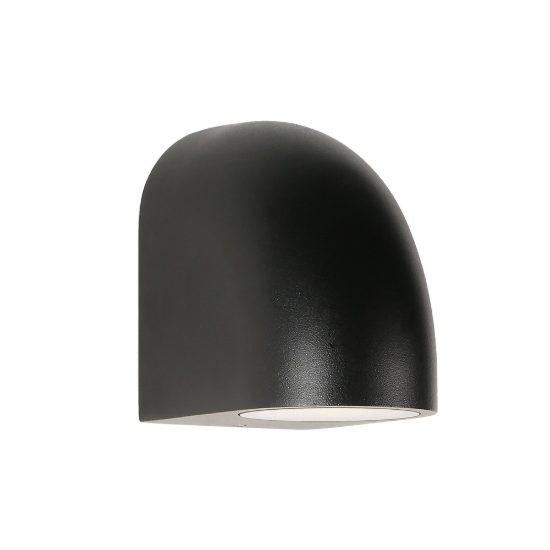 Applique da esterno mono emissione nera ip65