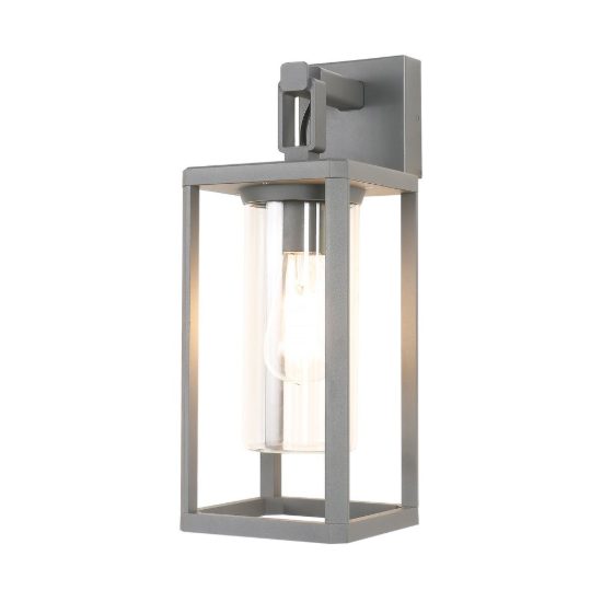 Applique lanterna per esterno ip65 moderna grigio