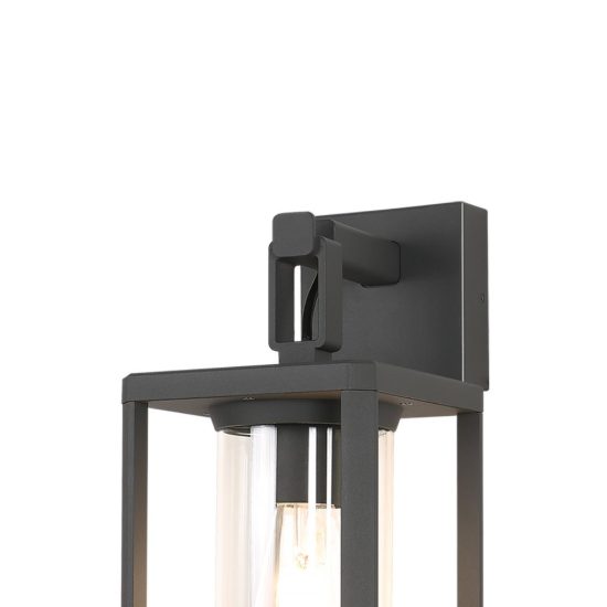 Applique da esterno moderna lanterna vetro ip65