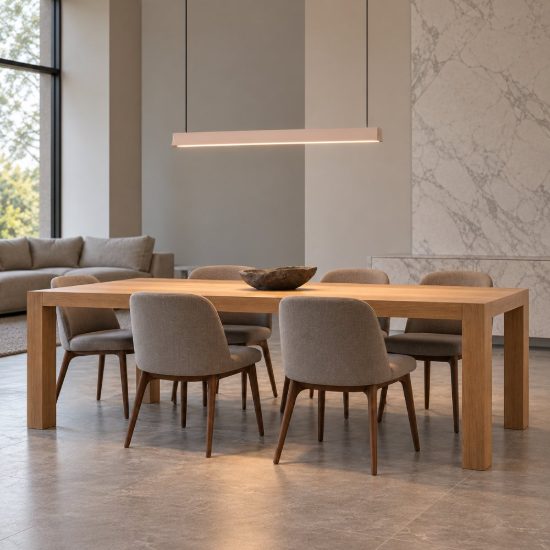 Lampadario per soggiorno lineare led 29w cct 2300k 3000k 4000k regolabile in altezza beige caldo
