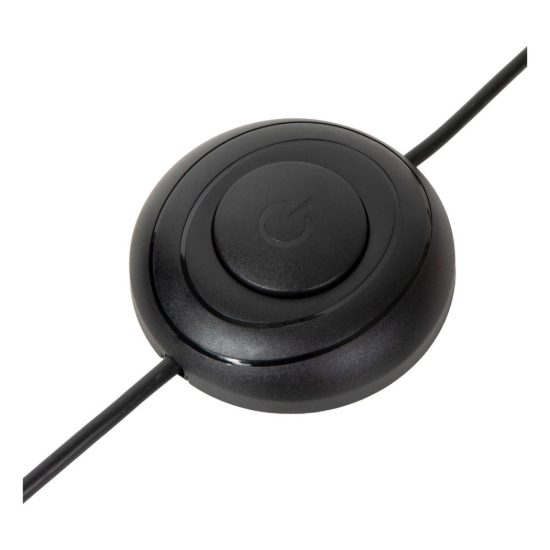 Piantana ad anello per soggiorno moderna caffe nero led 24w cct 2200k 2700k 3000k