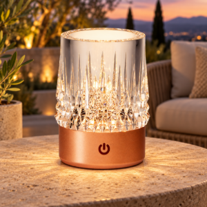 Lampada da tavolino per giardino led 1w 3000k ip44 ricaricabile dimmerabile