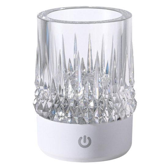 Lampada da tavolino per esterno led 1w 3000k ip44 ricaricabile dimmerabile bianca