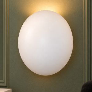 Applique per comodino camera da letto ricaricabile led 1,5w 3000k touch moderna a forma di fungo bianca