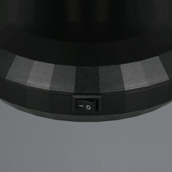 Lampada da tavolo led 1w 3000k usb-c per cameretta a forma di palla da discoteca nera