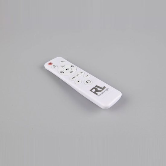 Ventilatore da soffitto con luce led 28w cct 2700k 6500k con telecomando oscillante nero oro