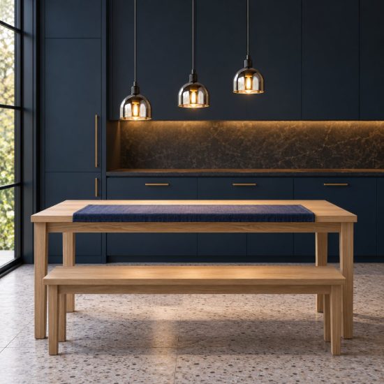 Lampadario a sospensione con 3 pendenti per sala da pranzo moderno lineare nero con vetri fume