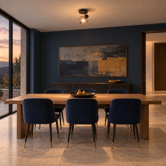 Faretto da soffitto per sala da pranzo orientabile moderno nero con diffusore in metallo lavorato