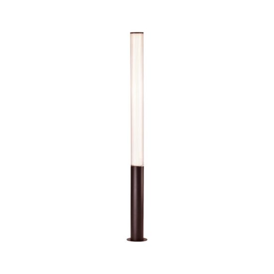 Lampione da giardino h155 cm moderno ip65 corten led 32w 3000k