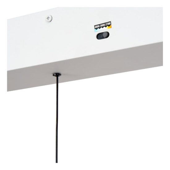 Lampadario con 3 pendenti ad anello per cucina bianco champagne led 55,8w cct 2200k 2700k 3000k