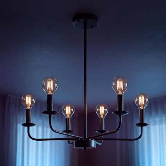 Lampadina e14 led a filamento 4w 2700k a sfera trasparente dimmerabile