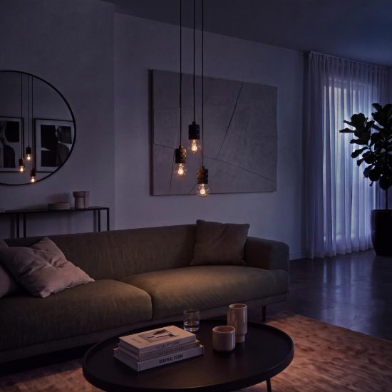 Lampadina e27 led a filamento 3w 2700k a sfera trasparente dimmerabile