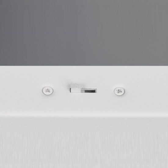 Lampadario per salotto led 27w cct 2300k 3000k 4000k bianco con 2 bracci curvi 2 sfere in vetro