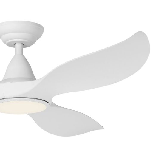 Eglo cirali 52 ventilatore da soffitto dc con luce led 16w 3000k 5000k 132cm con telecomando bianco oltre 20mq