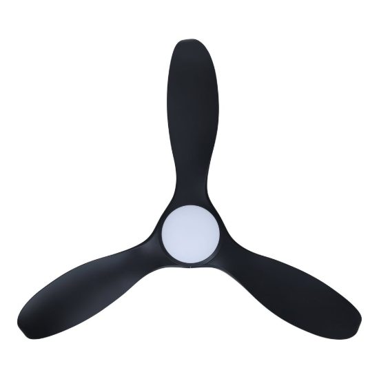 Eglo cirali 52 ventilatore da soffitto dc con luce led 16w 3000k 5000k 132cm con telecomando nero oltre 20mq