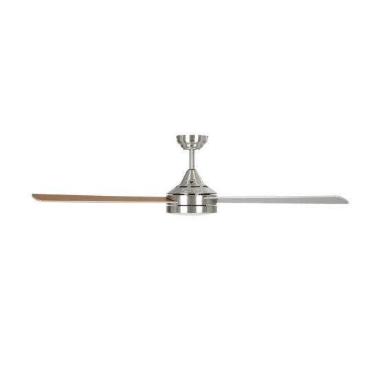 Eglo sesimbra ventilatore da soffitto con luce led 19w 3000k 5000k 132cm con telecomando nichel oltre 20mq