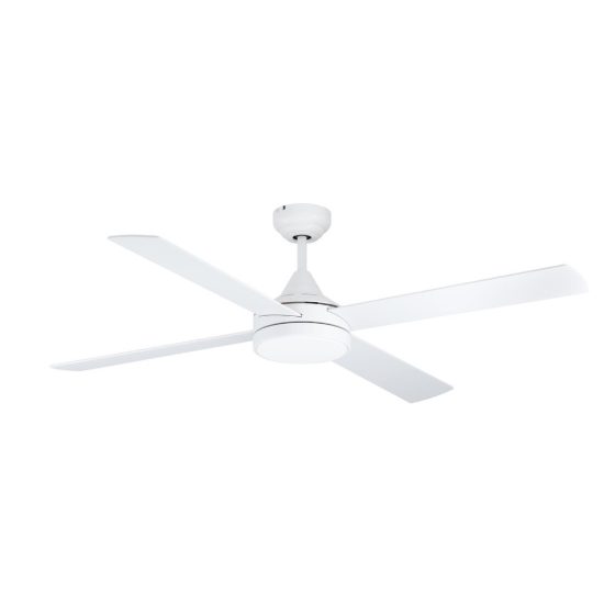 Eglo trinidad ventilatore con luce led 19w 3000k 5000k 122cm con telecomando bianco oltre 20mq