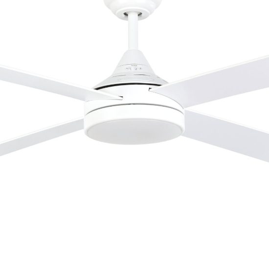 Eglo trinidad ventilatore con luce led 19w 3000k 5000k 122cm con telecomando bianco oltre 20mq