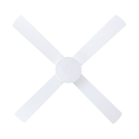Eglo trinidad ventilatore con luce led 19w 3000k 5000k 122cm con telecomando bianco oltre 20mq