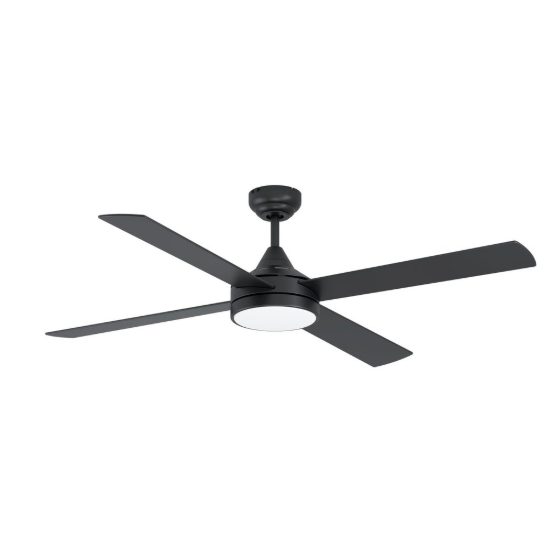 Eglo trinidad ventilatore da soffitto con luce led 19w cct 3000k 4000k 5000k con telecomando nero oltre 20mq