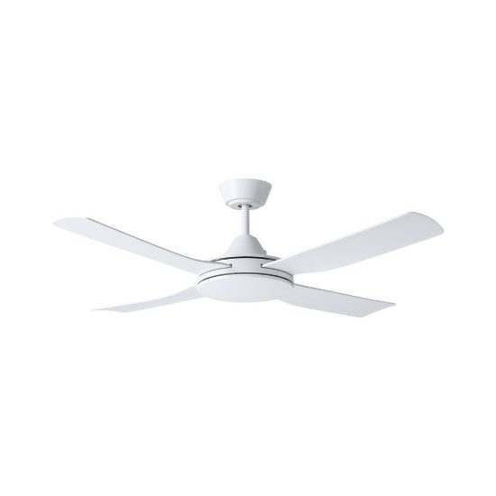 Eglo bondi 1 ventilatore da soffitto senza luce 122cm con telecomando bianco oltre 20mq