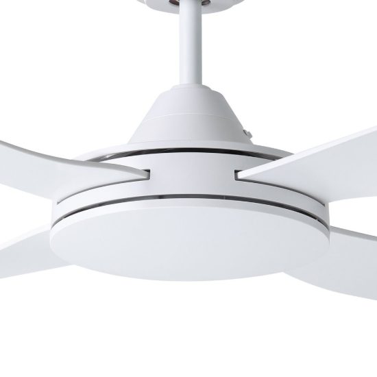 Eglo bondi 1 ventilatore da soffitto senza luce 122cm con telecomando bianco oltre 20mq