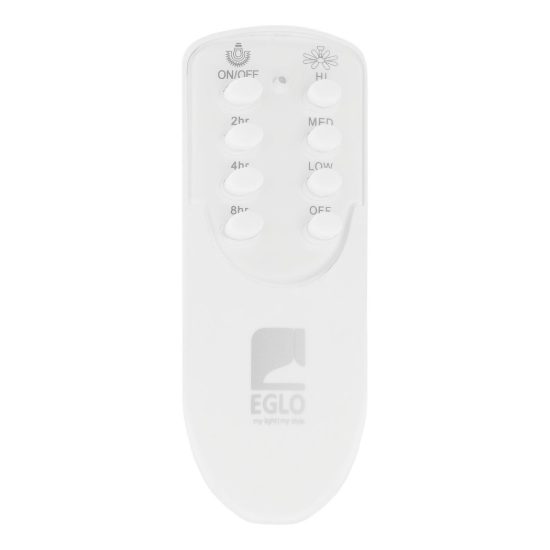 Eglo bondi 1 ventilatore da soffitto senza luce 122cm con telecomando nero oltre 20mq
