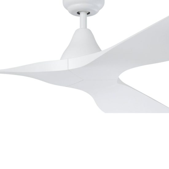 Eglo portsea ventilatore da soffitto dc senza luce 132cm con telecomando bianco oltre 20mq