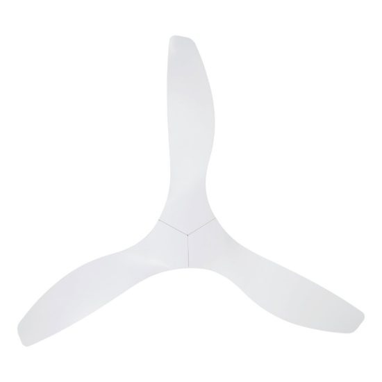 Eglo portsea ventilatore da soffitto dc senza luce 132cm con telecomando bianco oltre 20mq