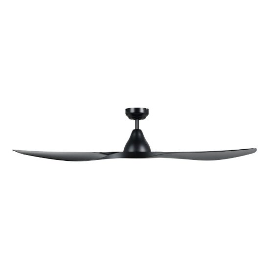 Eglo portsea ventilatore da soffitto dc senza luce 132cm con telecomando nero oltre 20mq