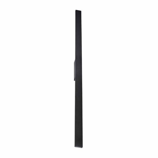 Applique da esterno lineare nera led 24w 3000k ip54 151cm