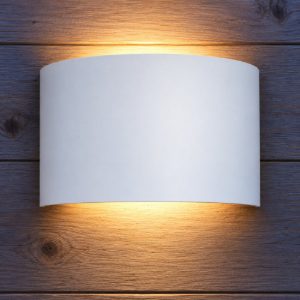 Eglo calpino 3 applique da esterno led 5,6w 3000k 13,5cm ip54 moderna rettangolare bianca