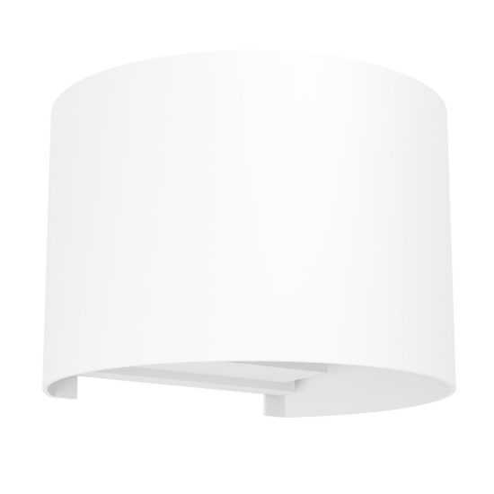 Eglo calpino 3 applique da esterno led 5,6w 3000k 13,5cm ip54 moderna rettangolare bianca
