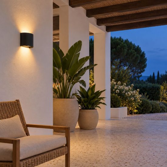 Eglo calpino 3 applique da esterno led 5,6w 3000k 13,5cm ip54 moderna rettangolare nera