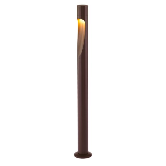 Lampione da giardino ip65 moderno corten led 6w 3000k
