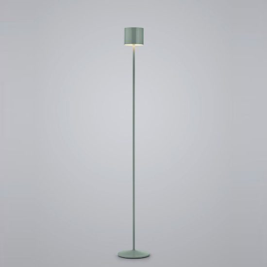 Lampada da terra ricaricabile da esterno led 3w cct 2300k 4000k ip44 moderna verde