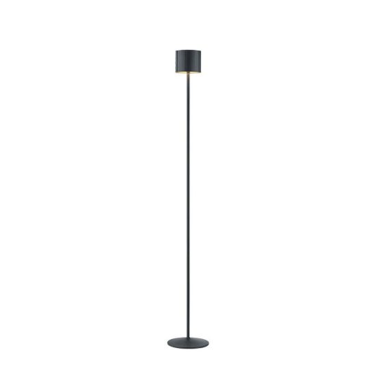 Lampada da terra ricaricabile da esterno led 3w cct 2300k 4000k ip44 moderna nera