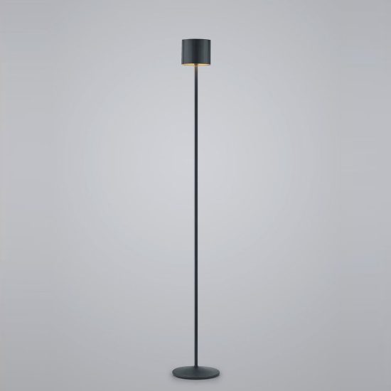 Lampada da terra ricaricabile da esterno led 3w cct 2300k 4000k ip44 moderna nera
